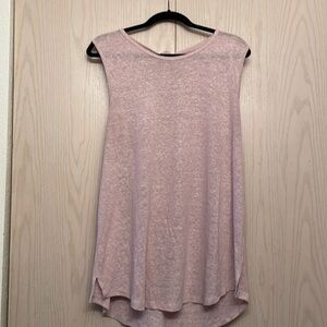 Old Navy lavender open back loose fit tank top